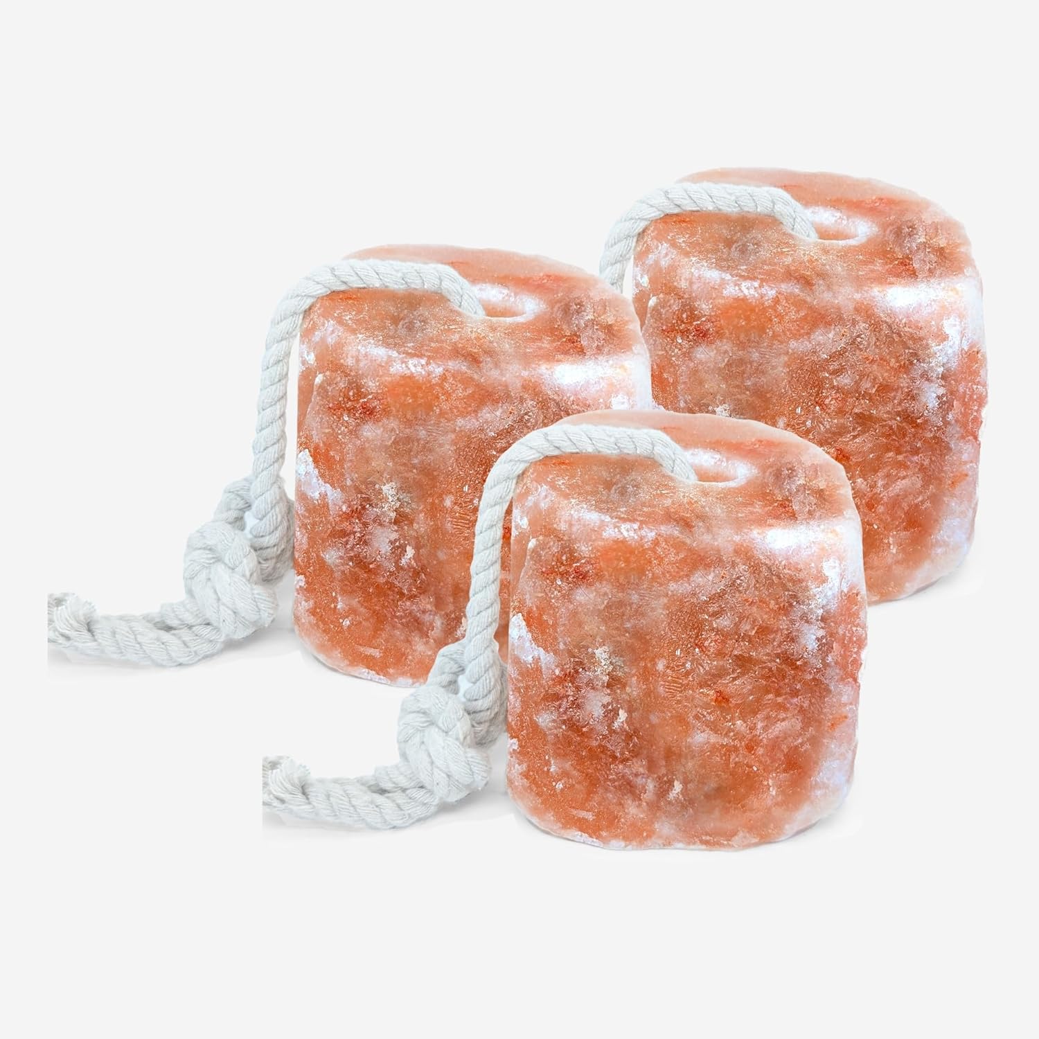 RESISTANCE Pink Himalayan Salt Lick Block with Rope for Horses, Cattle, Deer, Goats, and Livestock – 3 Lbs, 4 Lbs & 6 Lbs (Each Block Weight)
