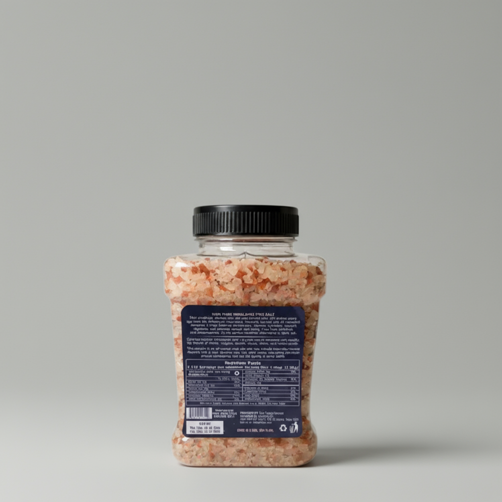 HIMALAYAN PINK SALT COARSE 2.2 LBS PLASTIC JAR | SALTSTOPSHOP
