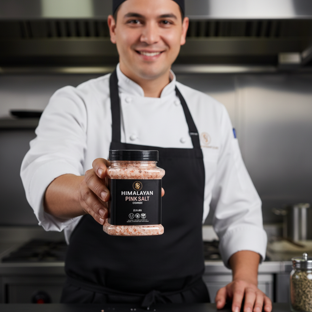 HIMALAYAN PINK SALT COARSE 2.2 LBS PLASTIC JAR | SALTSTOPSHOP