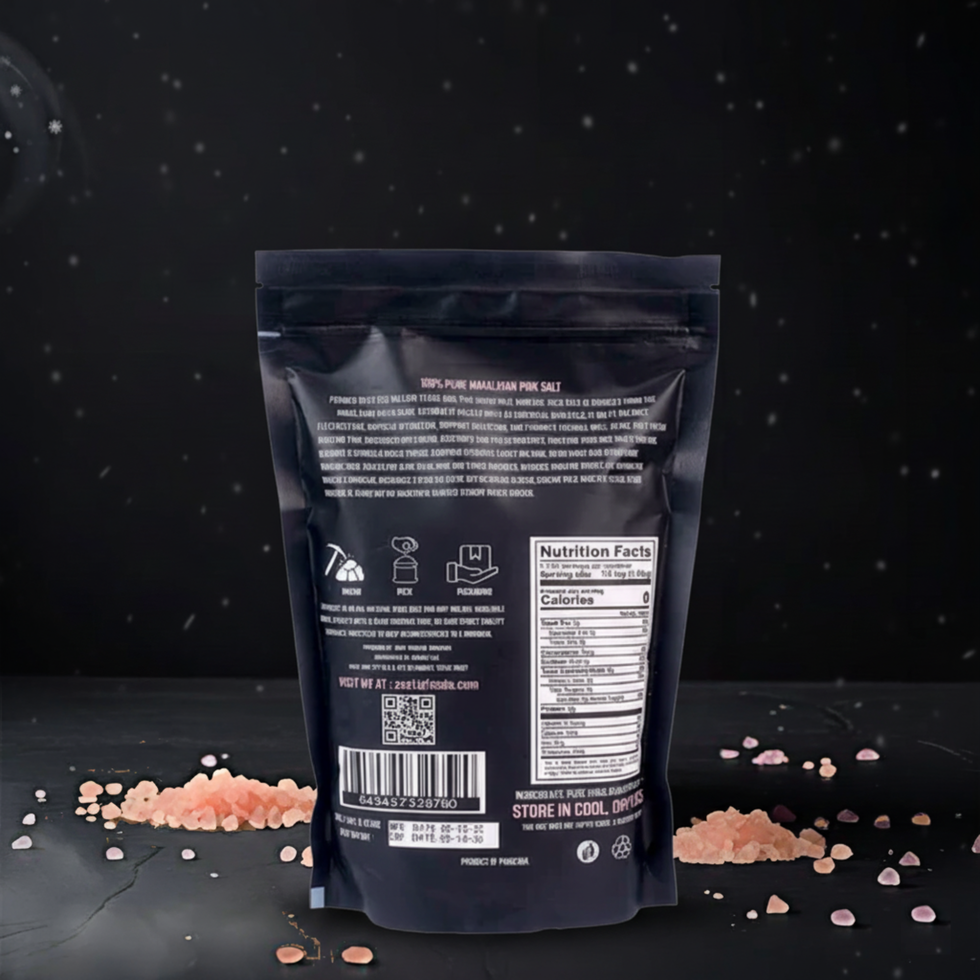 HIMALAYAN PINK SALT COARSE 2.2lb POUCH BAG | SALTSTOPSHOP