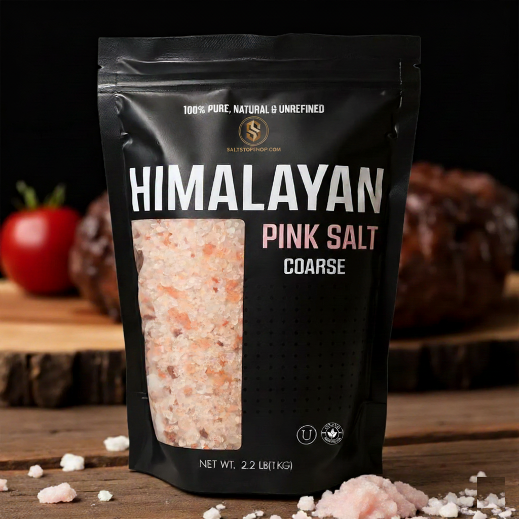 HIMALAYAN PINK SALT COARSE 2.2lb POUCH BAG | SALTSTOPSHOP