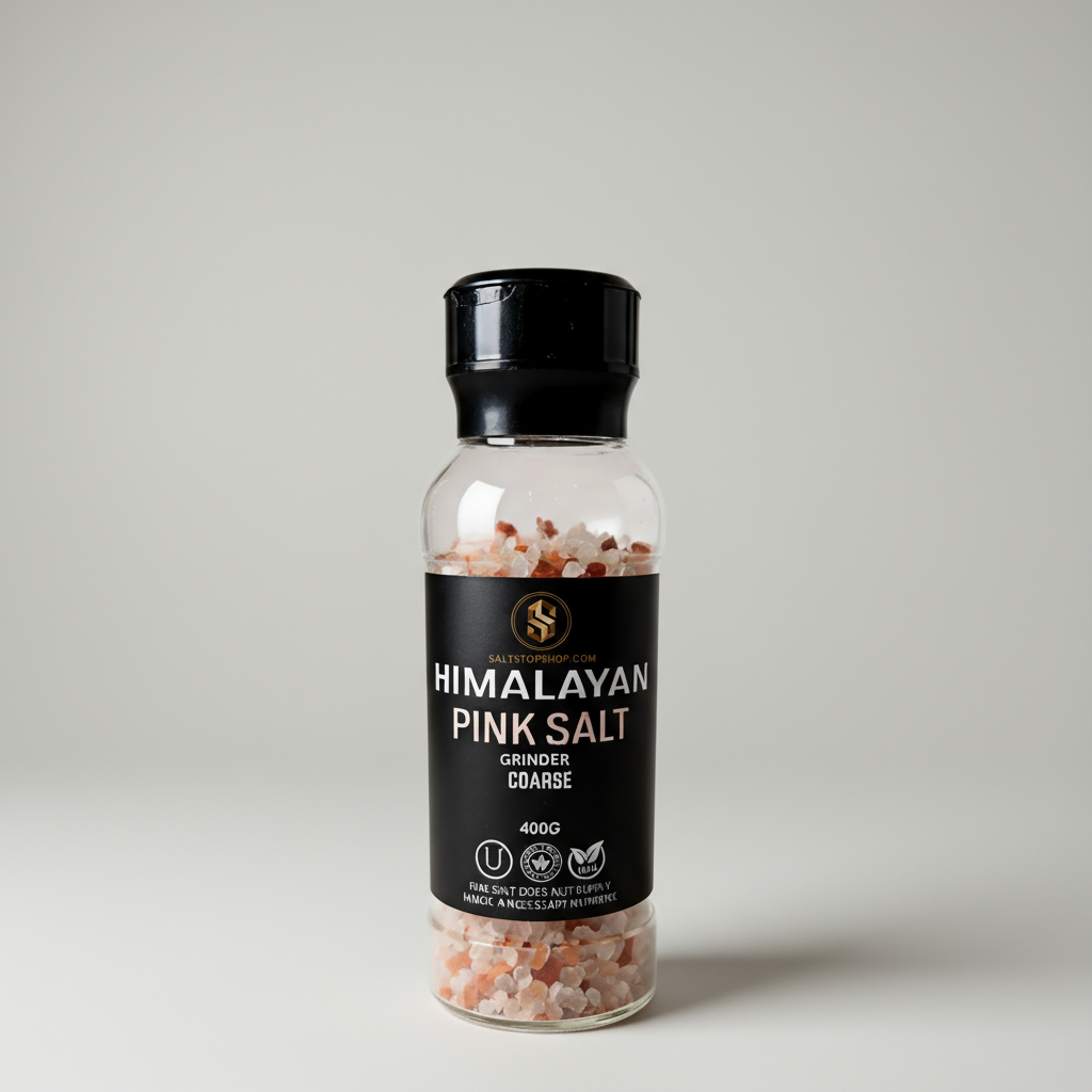 HIMALAYAN PINK SALT COARSE GRAIN 400g GRINDER