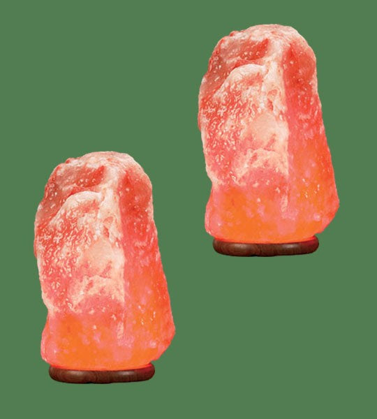 Himalayan Salt Lamp Natural Pink Medium I 2 units