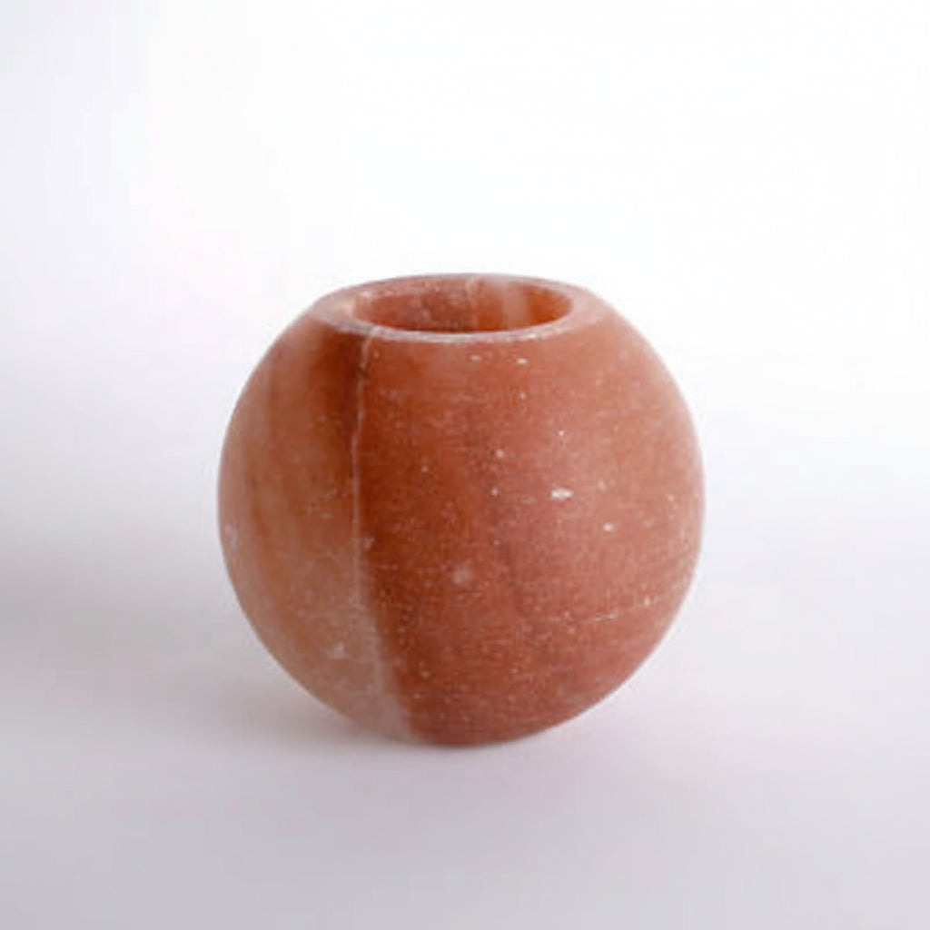 Himalayan Salt Candle Holder Apple Shape
