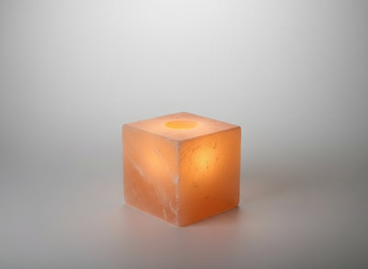 Himalayan Salt Candle Square Shape