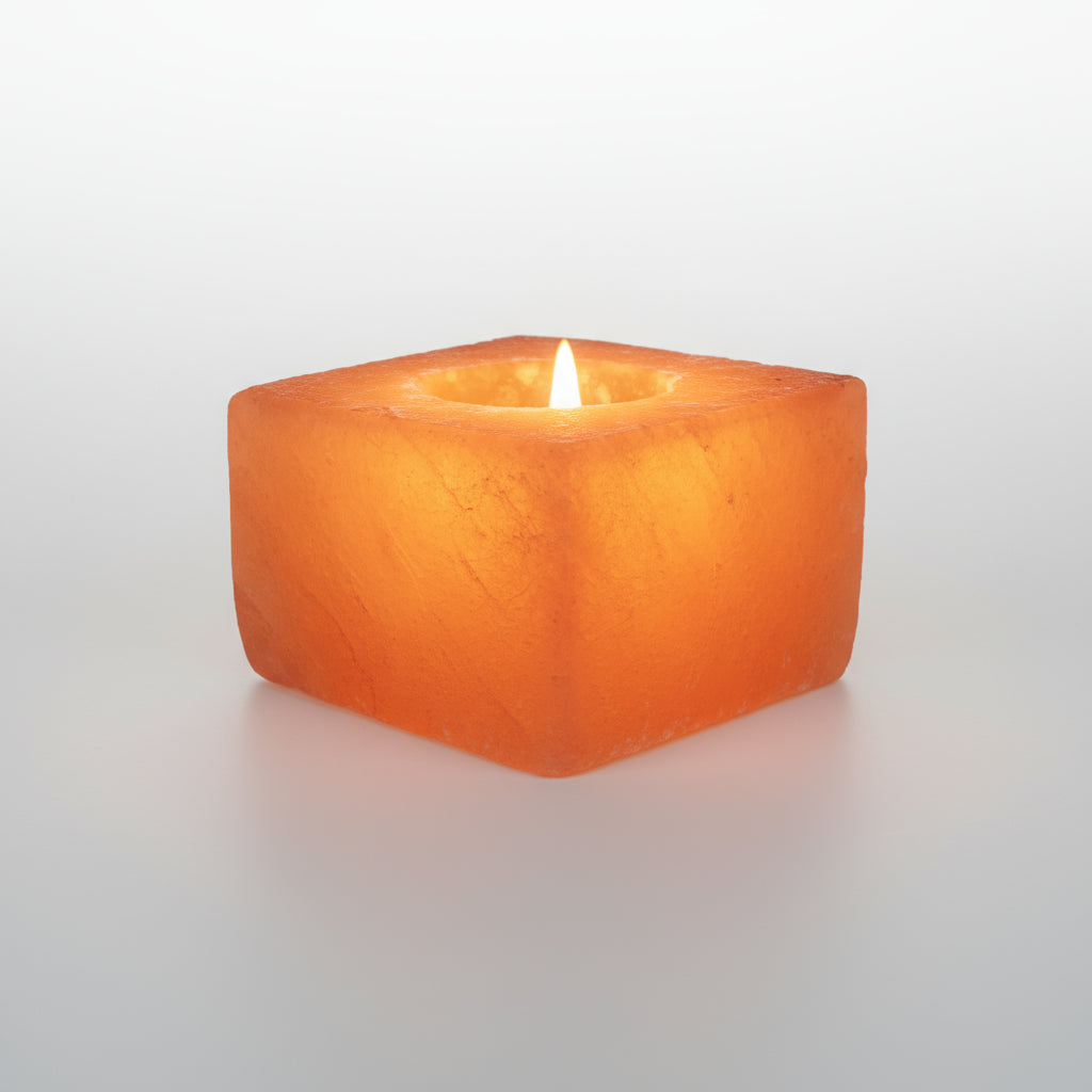 Himalayan Salt Candle Square Shape
