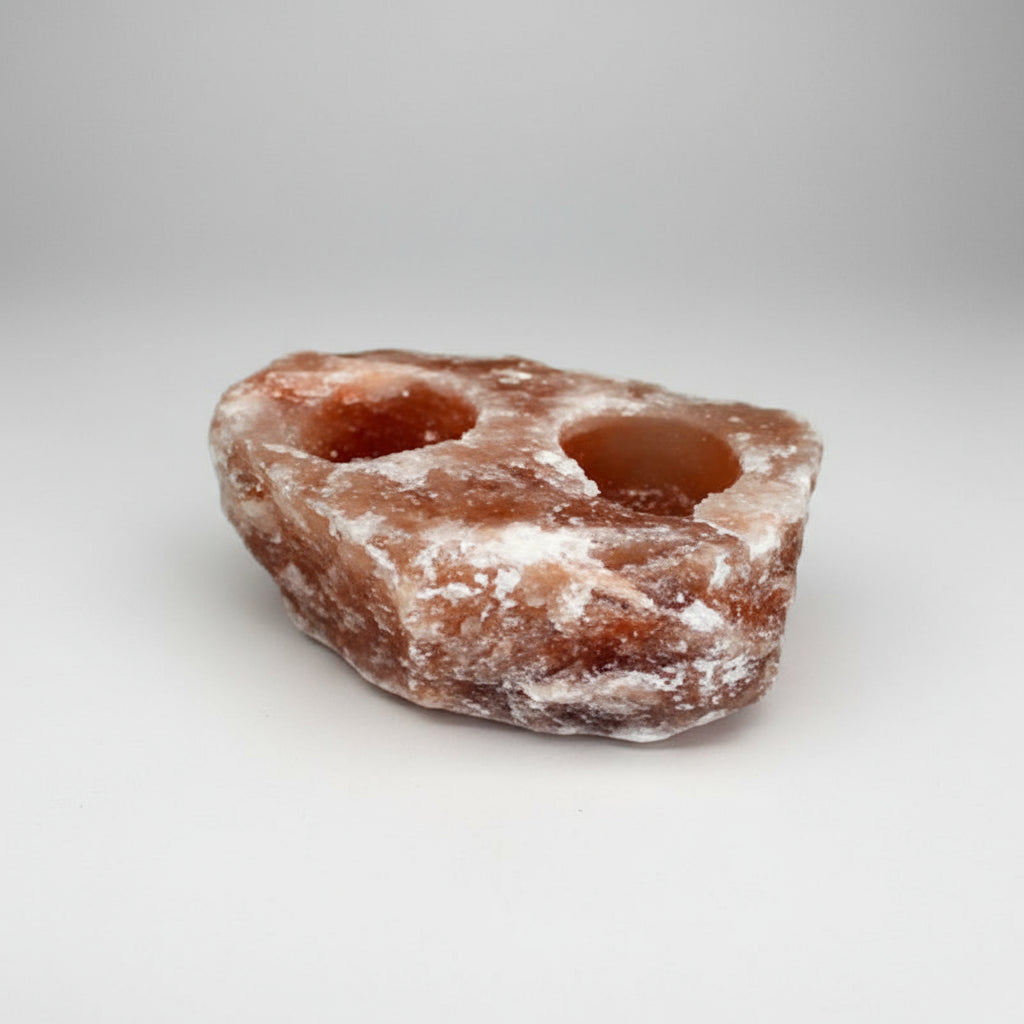 Himalayan Salt Candle Two Hole
