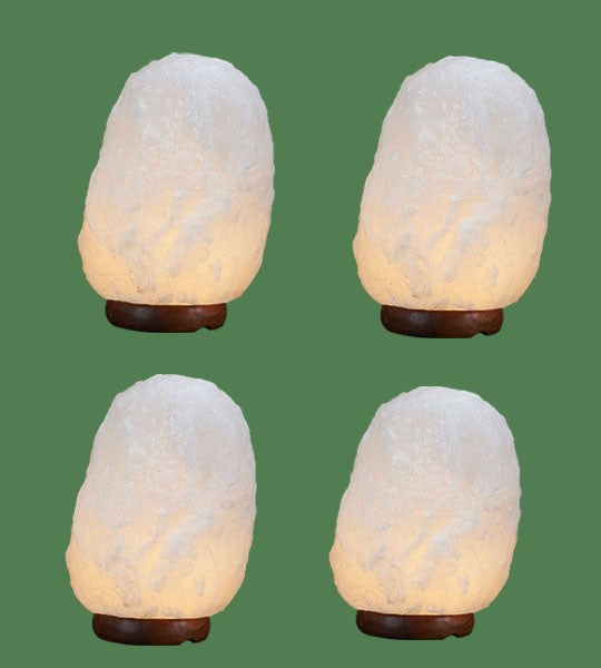 Himalayan Salt Lamp Natural White Medium I 4 units (13–17 lbs each)