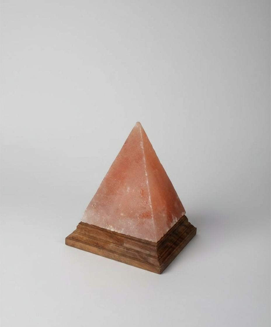 Himalayan Salt Lamp Pyramid Shape 6"